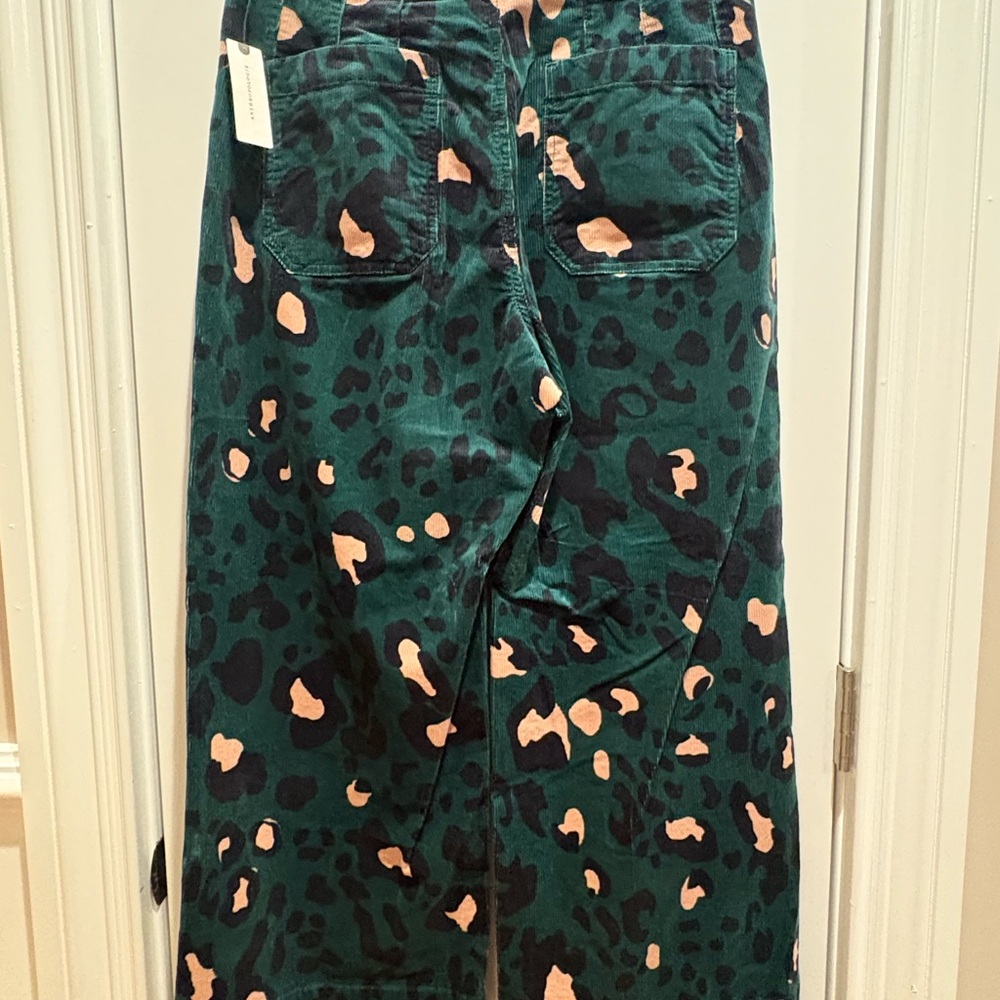 Anthropologie Colette Corduroy Leopard Pants - Picture 2 of 9